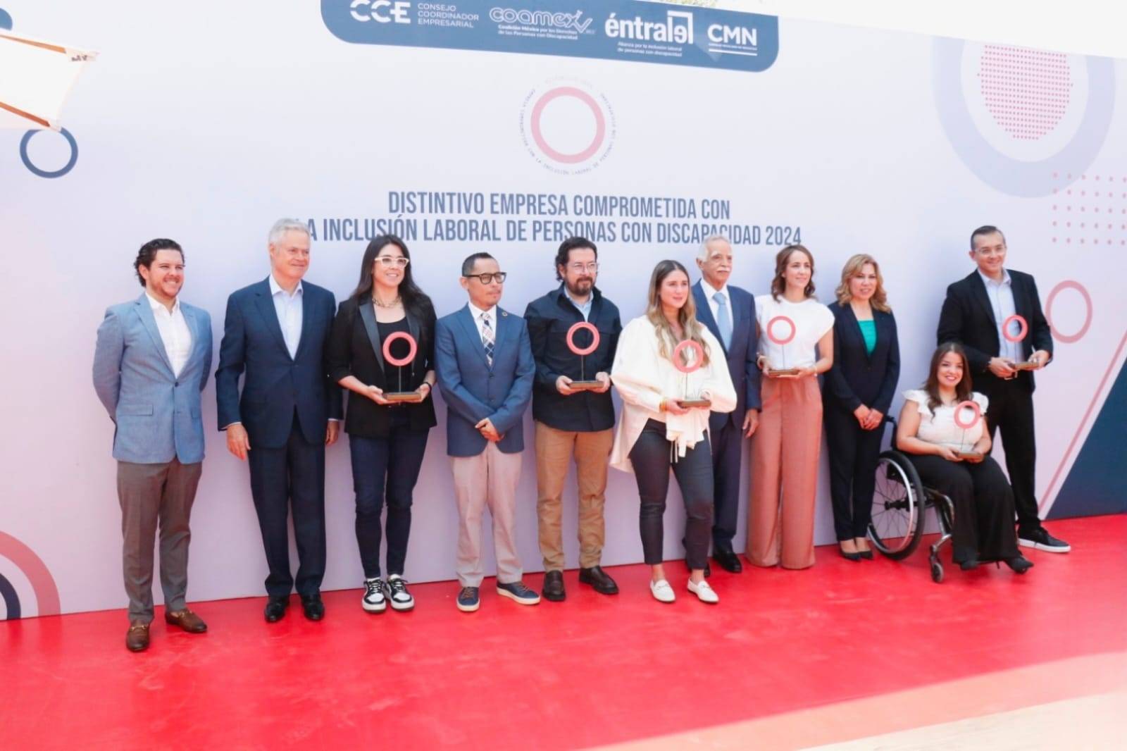 Éntrale reconoce a 36 empresas comprometidas con la inclusión laboral de Personas con Discapacidad en México 