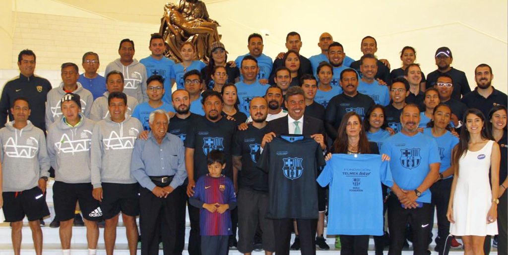 Amplian convenio de colaboración Fundación Barça y Fundación TELMEX Telcel