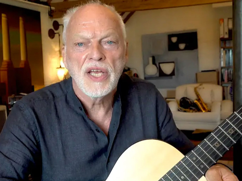 David Gilmour vende guitarras para cambio climático