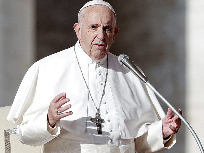 Papa a petroleras: La crisis climática amenaza el futuro de la humanidad, y no exagero