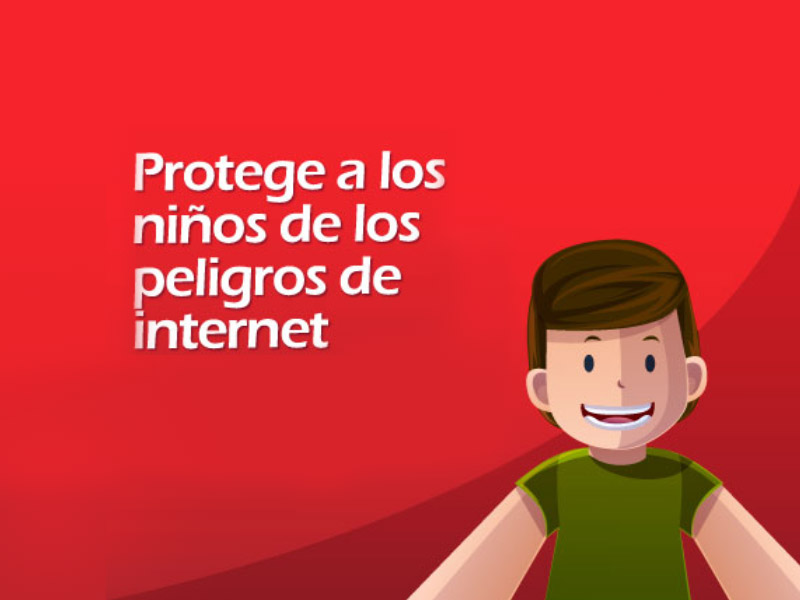 Protege a los niños de los peligros de internet