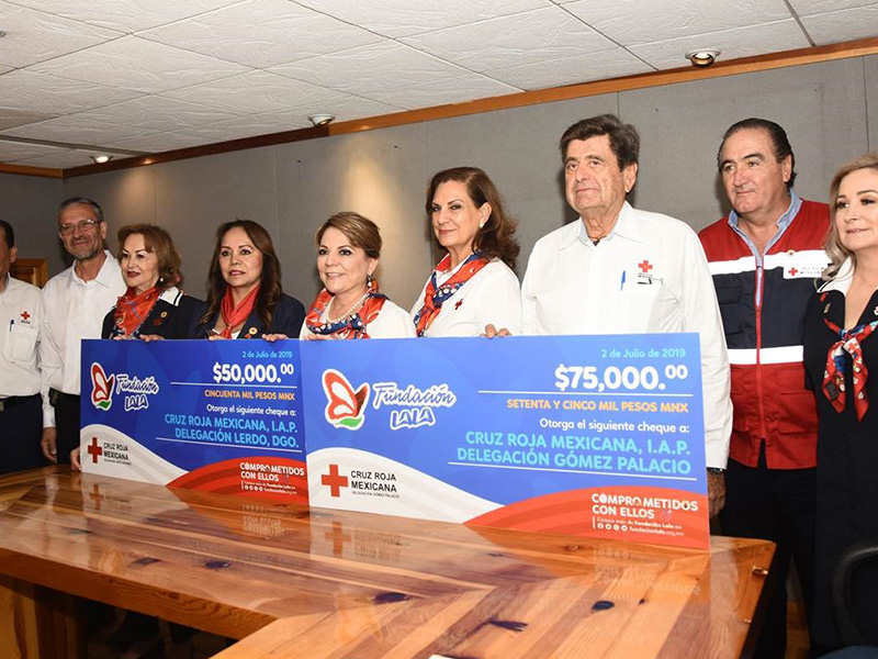 Grupo Lala dona a Cruz Roja