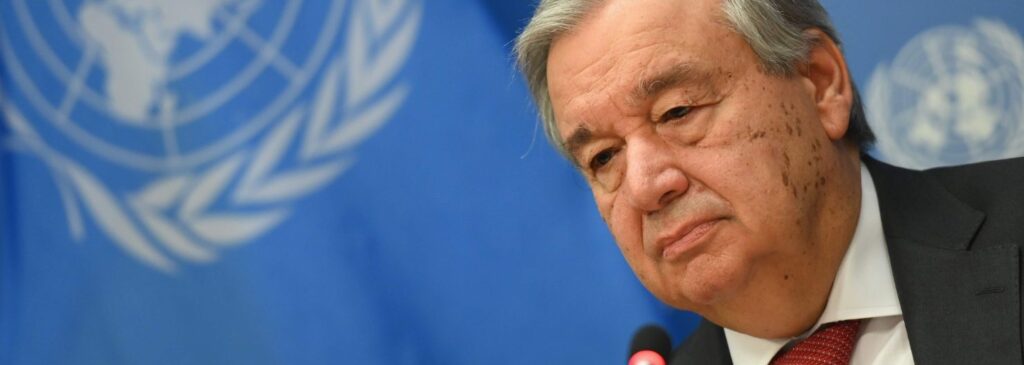 Antonio Guterres, Secretario General de la ONU