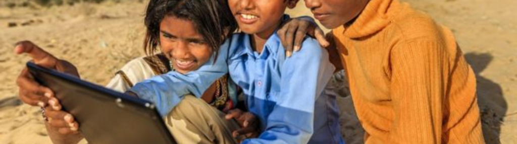 Niños con acceso a Internet