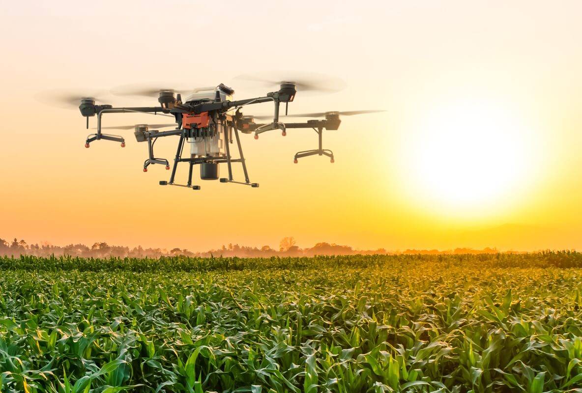 El uso de drones en la agricultura y la reforestación